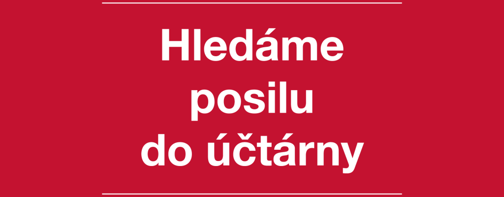 Hledáme posilu do účtárny