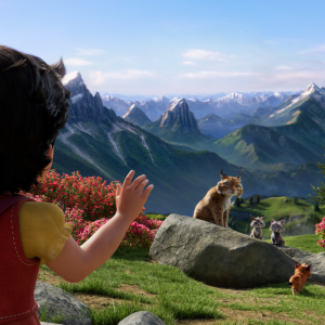 Heidi, děvčátko z hor: Legenda o rysovi