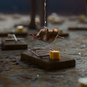 Myši v akci: Vánoční past