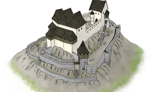 Hrad Rožnov – středověká pevnost v údolí Bečvy