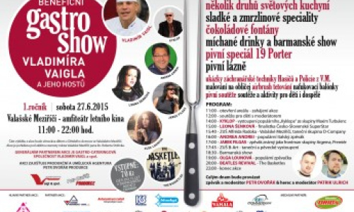 BENEFIČNÍ GASTRO SHOW VLADIMÍRA VAIGLA