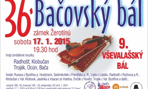Bačovský bál zahájí plesovou sezonu ve Valašském Meziříčí