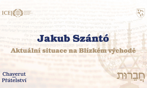 ZÁZNAM: Jakub Szántó: Aktuální situace na Blízkém východě