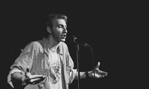 Slam poetry s Anatolem Svahilcem a dalšími v M-klubu