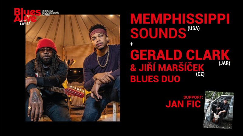 Memphissippi Sounds feat Cameron Kimbrough (USA) + Gerald Clark & Jiří Maršíček Blues Duo (JAR/CZ)