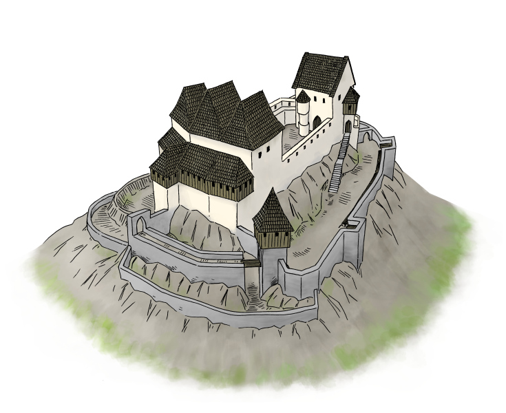 Hrad Rožnov – středověká pevnost v údolí Bečvy