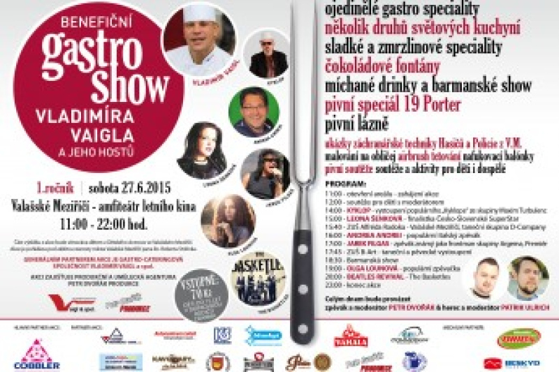 BENEFIČNÍ GASTRO SHOW VLADIMÍRA VAIGLA